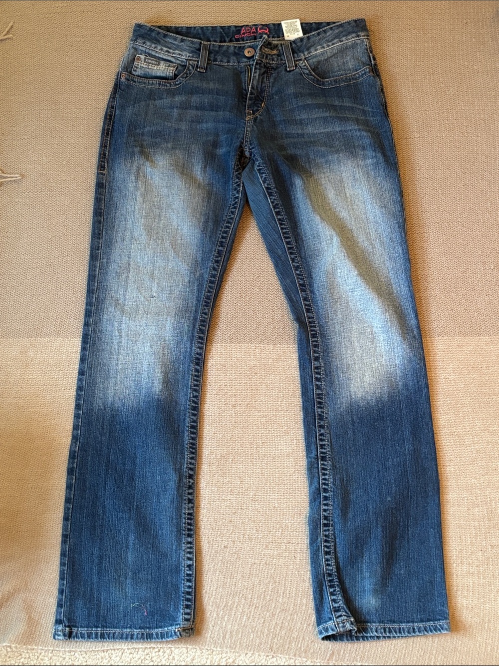 Cinch Women's Distressed Blue Relaxed Jeans Rocky Mountain Clothing